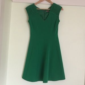 Like new fit and flare green Biba dress